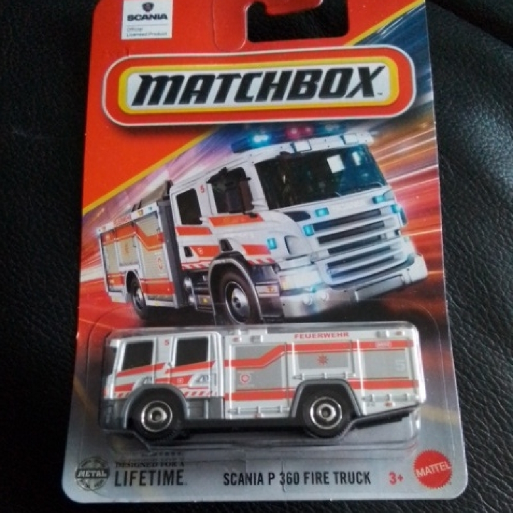 Match Red and White Fire Truck Toy